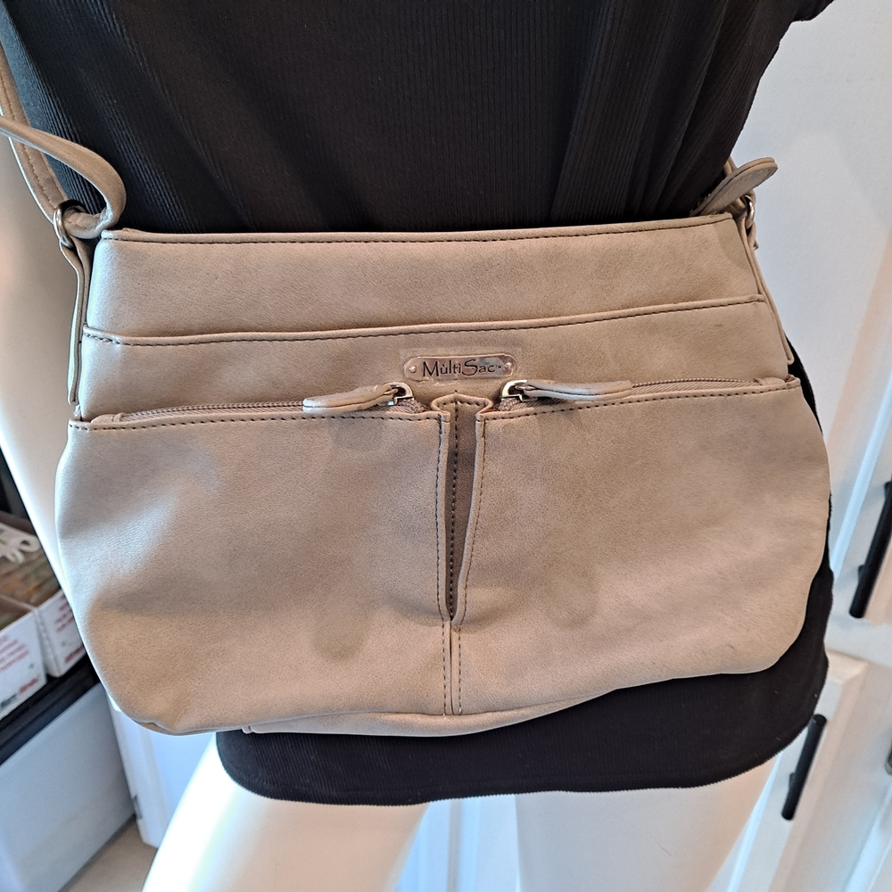MultiSac Women's Tan Crossbody Bag